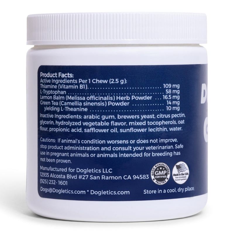 Calm & Relax Soft Chew Supplements for Dogs - Reduce Stress & Anxiety, Behavioral Support, Promote Rest & Relaxation for Active Dogs Calm & Relax - PawsPlanet Australia