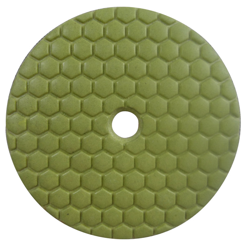 4 Inch 6-Step Dry Diamond Polishing Pads for Granite Stone Concrete Marble 6 Piece Set