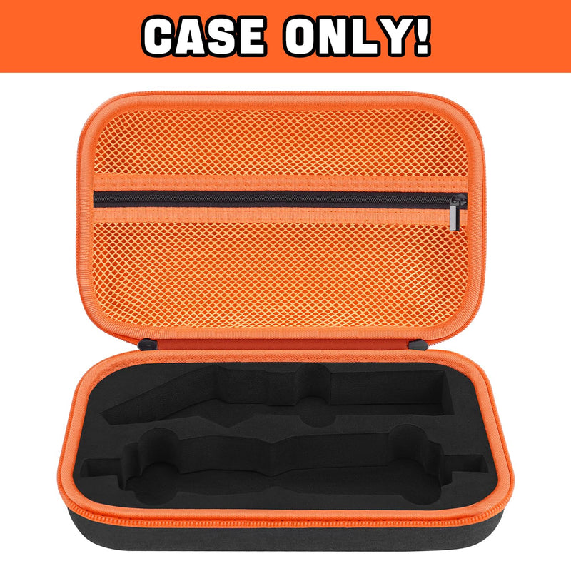 Hard Case for Klein Tools ET310 AC Circuit Breaker Finder Electric Tester & 80041 Outlet Repair Tool Kit & RT250 GFCI Outlet Tester and Accessories Electrical Tools Storage Organizer Bag (Case Only) Black