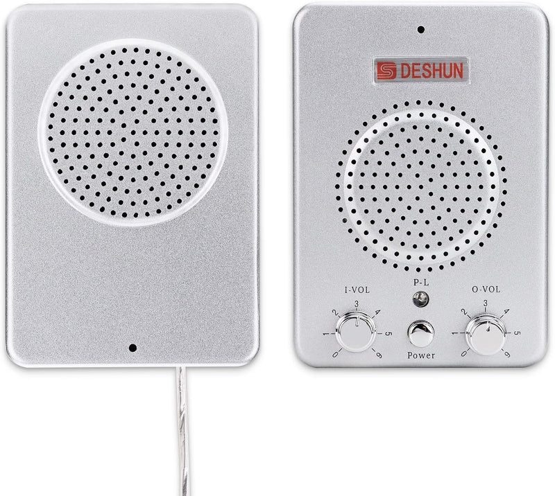 Window Speaker Intercom System,Wired Dual-Way Window Counter Intercom, High Power Speaker for Store,Business,Catering.