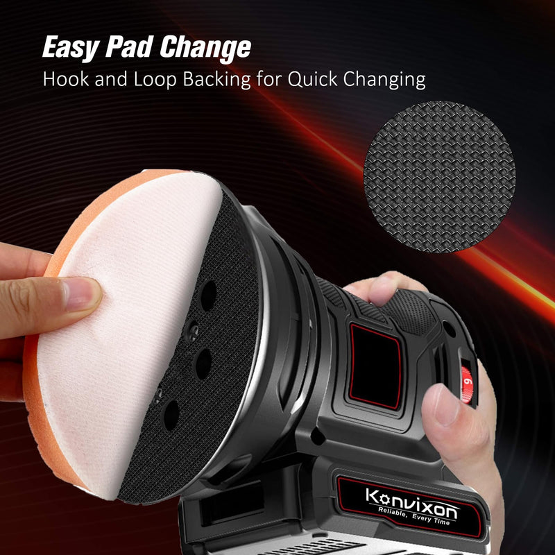 Buffing Polishing Pads 6 Inch - 7Pcs 150mm Face for 6 Inch 150mm Backing Plate, Car Compound Buffing Sponge Pads and Woolen Cutting Polish Pad Kit for Car Polishing and Waxing 6in