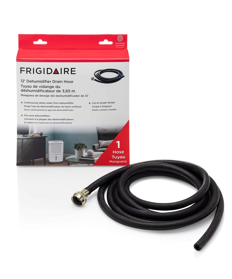 Frigidaire 18FFDHMH01 Dehumidifier Drain Hose, 12 Foot, Black