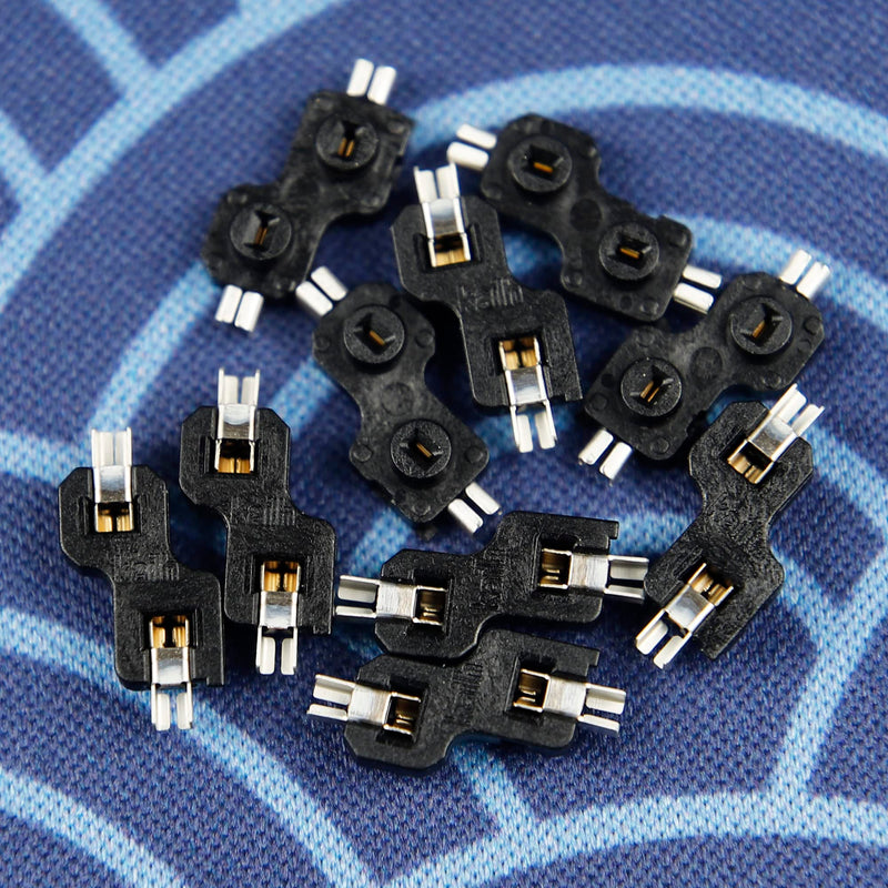 Kailh Low Profile Switches Hot-swappable PCB Socket Sip Socket Hot Plug for Low Switch PCB (20 PCS) 20 PCS