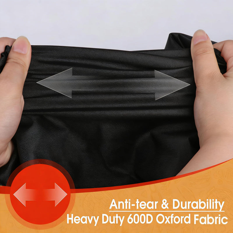 Evaporative Cooler Cover for Hessaire MC37M / MC37V 3100 CFM Portable Evaporative Cooler, 600D Waterproof Outdoor Portable Swamp Cooler Cover for Hessaire Outdoor Air Conditioner - 25" X 18" X 38" 25" X 18" X 38"