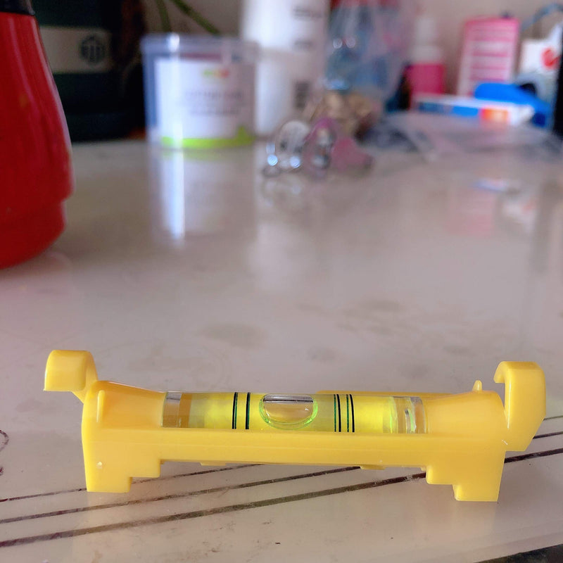 7 pcs Hanging Bubble Line Level for Building Trades, Engineering, Surveying, Metalworking and other Equipment Measure (Yellow - 7 Pack) Yellow - 7 Pack