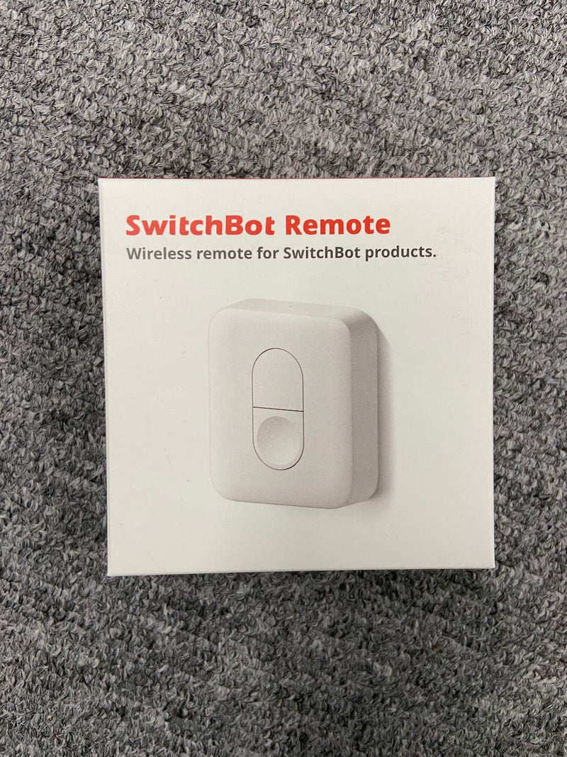 SwitchBot Remote One Touch Button - Compatible with SwitchBot Bot, Curtain Robot, Color Bulb, Plug Mini and Blind Tilt, Smart Home Easy to Control, Bluetooth Long Range 5.0 Gray