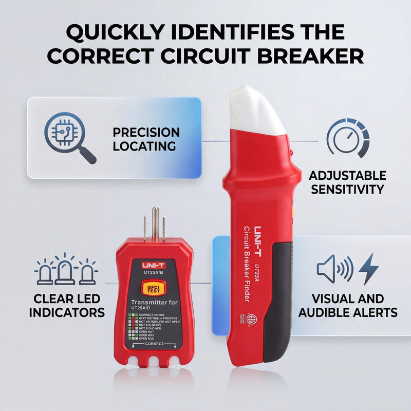 Professional Socket Tester with Sensitivity, Accurate Circuit Detection Outlet Diagnostic Tool