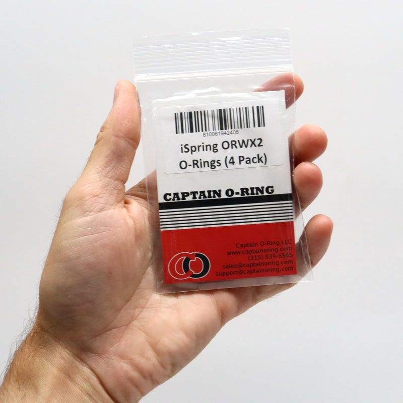 Captain O-Ring – Replacement ORWX2 O-Rings for iSpring WSP WSPSL Series Spin Down Sediment Water Filter (4 Pack)