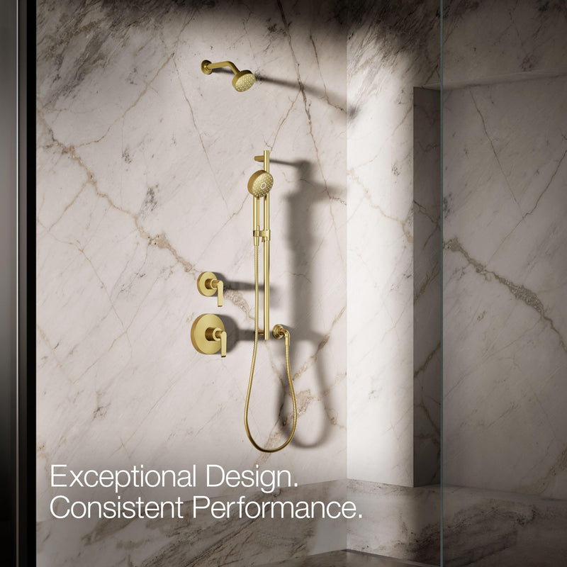 Kohler 72415-G-2MB Awaken® G110 Three-function handshower, 1.75 gpm, Vibrant Brushed Moderne Brass