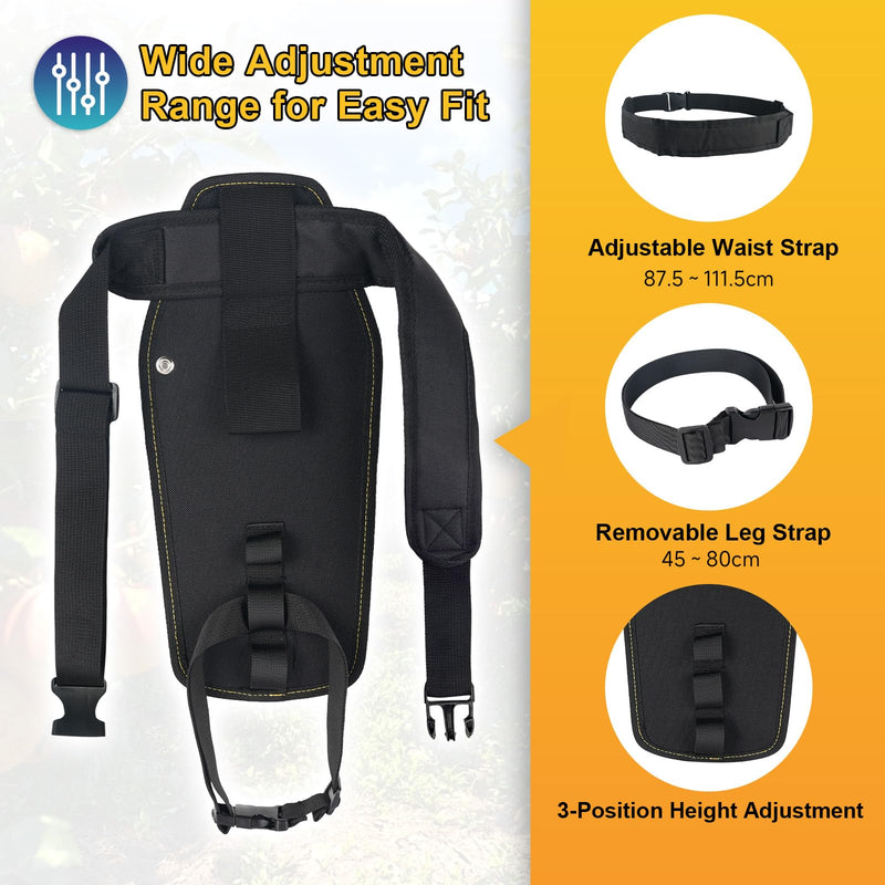 Pruner Holster with Belt Thicker Version Plastic Liner Added | Adjustable Durable Tool Pouch for Gardening, Pruning Shears Holder Organizer Kit for Orchardist Gardener Farmer
