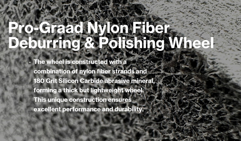 Nylon Fiber Deburring Wheel 8" x 1" x 1-1/4" 7P Hardness 180Grit Silicon Carbide Brushed Polishing Buffing Unitized Wheel for Bench Grinder Buffing Machine with Adapter for 1/2 5/8 3/4 Arbor 8" x 1" x 1-1/4" 7P Hardness 180 Grit