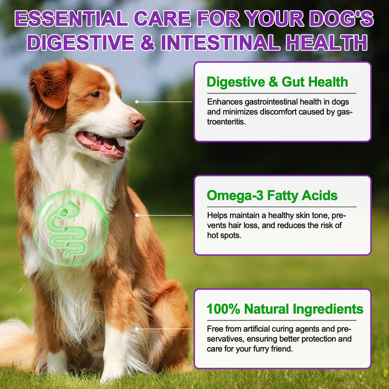 Dog Allergy Relief Chews, Dog Allergy Relief Treats for Itching Skin, Anti-Itch for Dogs, Immune Supplement, Seasonal Allergies, All Breeds and Sizes - 120 Grain