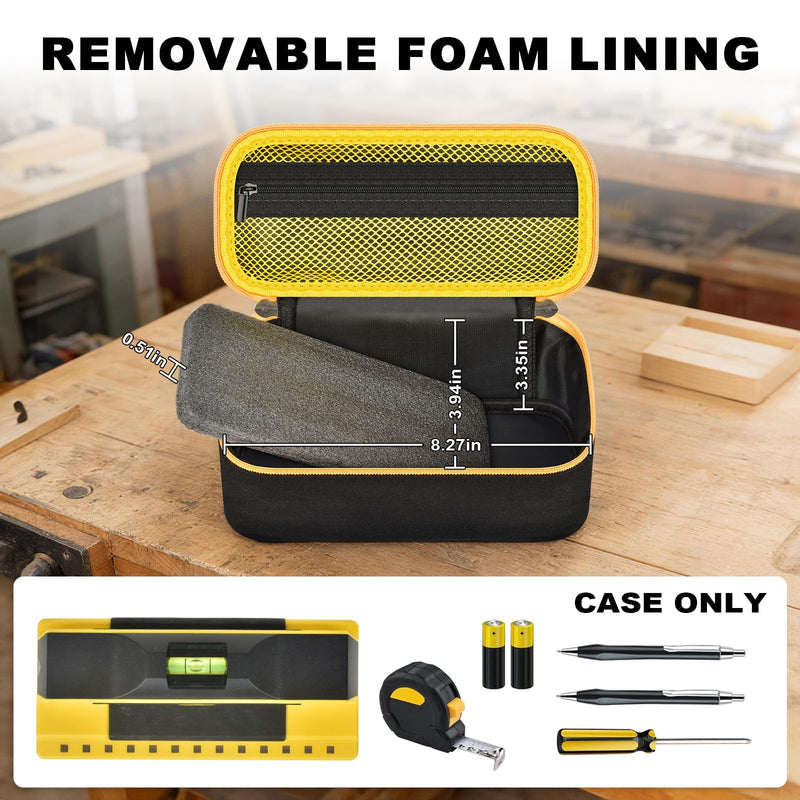 SAIKA Case for Franklin Sensors Stud Finder. Storage Holder for ProSensor M210, 710, 710+, T13, T11, X2100, X1100 Stud Finder Wall Scanner and Accessories (Case Only)