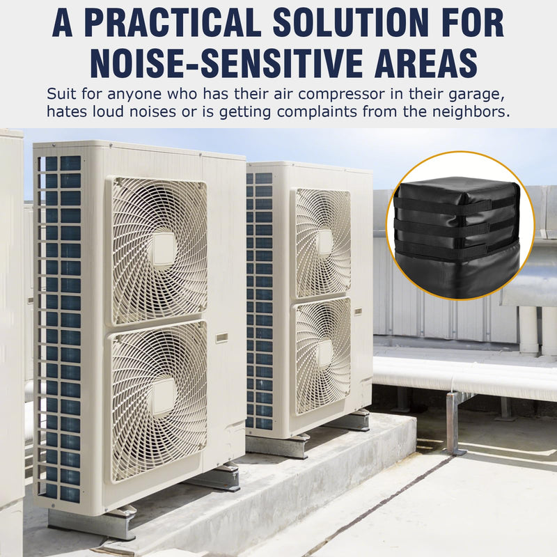 Air Conditioner Sound Barrier for Outside AC Unit 10 x 10 x 19 Inch
