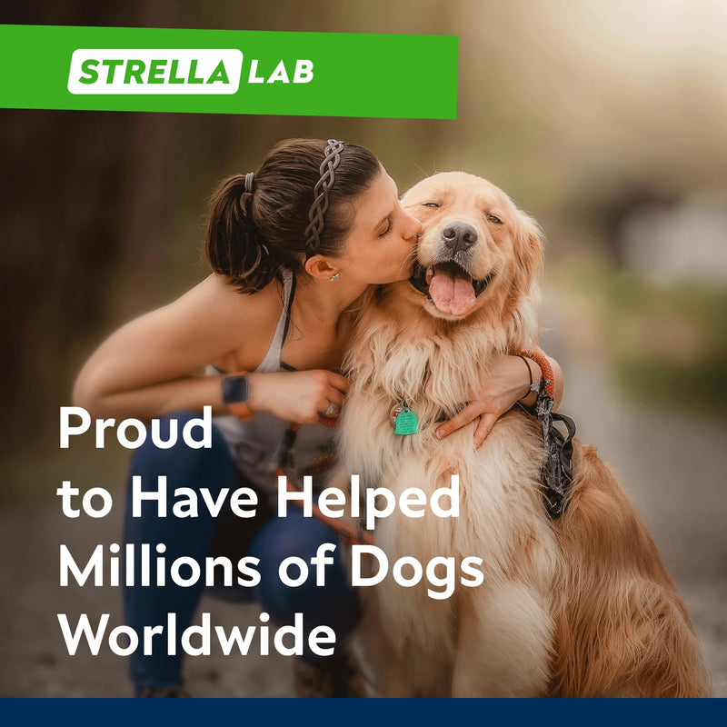 STRELLALAB No Poo Chews for Dogs - Stop Dog Poop Eating - Coprophagia & Stool Eating Deterrent with Probiotics, Digestive Enzymes & Immune Support - Liver Flavor - Made in USA - 120 Chews 120Ct No Poo Probiotics Chews - PawsPlanet Australia