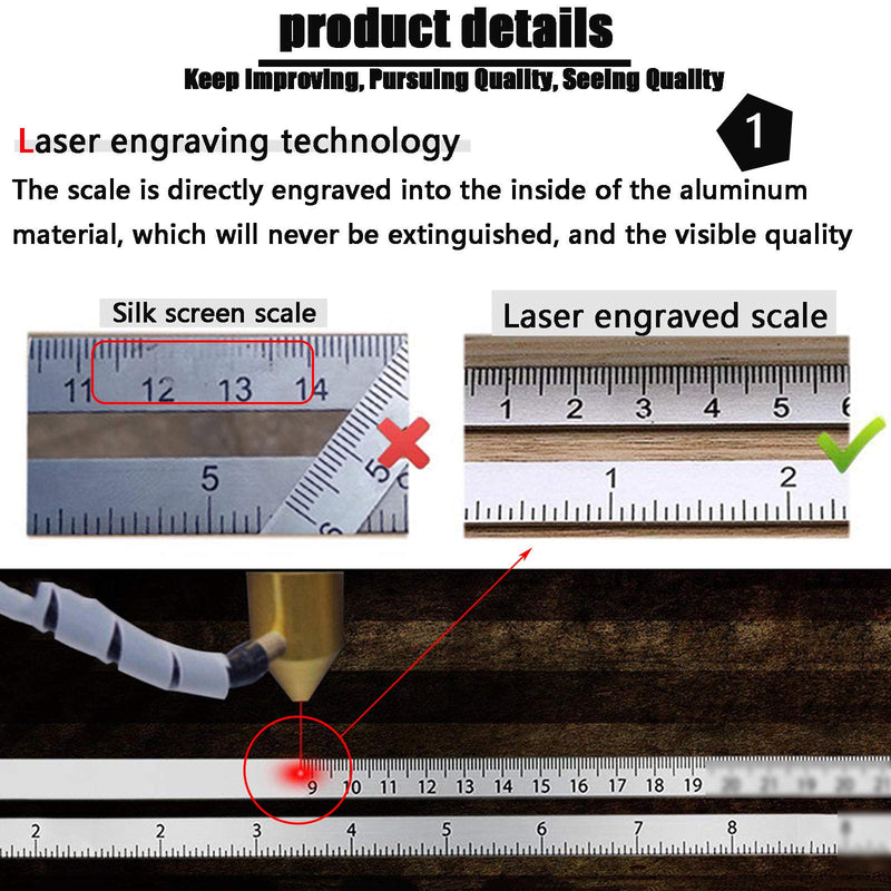 Multi-Angle Measuring Ruler,Multi Angle Tool,12-Sided Angle Measurement,Tile Holes Measure Ruler with 3-Holes Positioning Apertures,Upgrade Multi Angle Ruler/Metal/Black 12 Sections-3 Holes