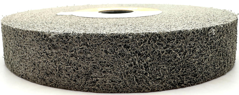 Light Deburring Wheel - 6" x 1" x 1" 6S Fine Grit - Silicon Carbide – Light Deburring, Finishing and Polishing Wheel – 01660 - Convolute - (1 Pack)