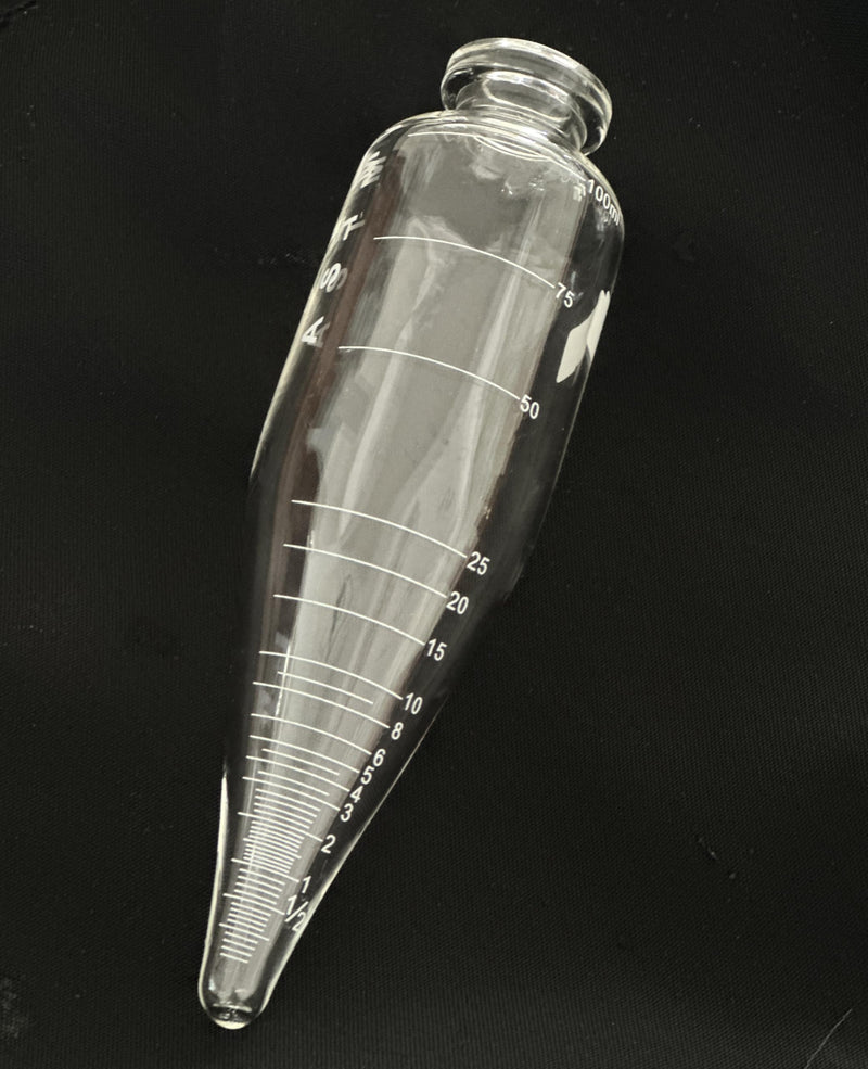 LABO Oil Centrifuge Tube - 6 Inch Short Cone 100ml