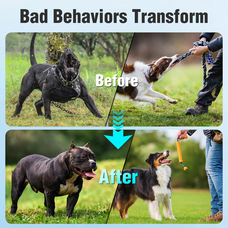 Anti Barking Device for Dogs, Ultrasonic Dog Bark Deterrent Devices with 4 Modes Up to 50ft (270°), Dog Barking Deterrent Devices, Bark Box, Barking Control Devices for Dog Training in Outdoor/Indoor Black