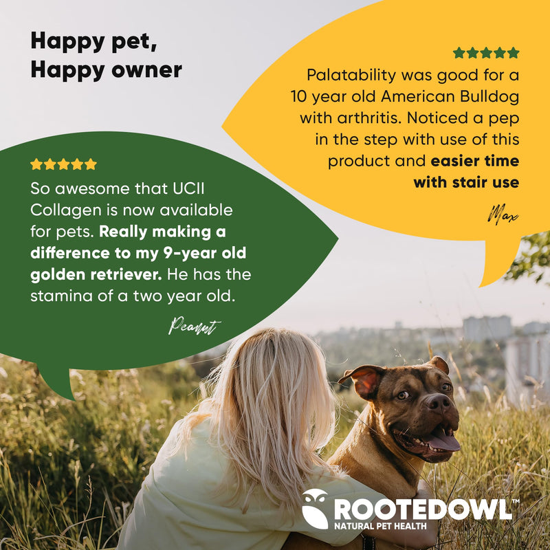 Joint and Muscle Health - Hip and Joint Supplement for Dogs with UC-II Type II Collagen and L-Carnitine - Medium and Large Dog Joint Supplement - 30/ct - PawsPlanet Australia