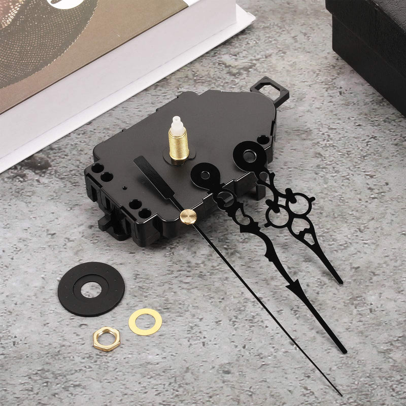 Hicarer DIY Quartz Clock Movement Kits Replacement Clock Movement Mechanism Pendulum (Rod Length 0.9 Inch) Longueur de la Tige 0,9 Pouce