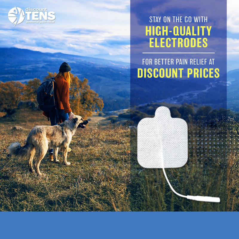 Discount TENS – EMPI Compatible TENS Electrodes, 8 Premium 2 x 2 Inch Self-Adhesive Replacement Pads for EMPI Units, Durable Reusable Electrodes for Focus, Respond Select, Epix and Empi Select 2x2 Inch (Pack of 8)