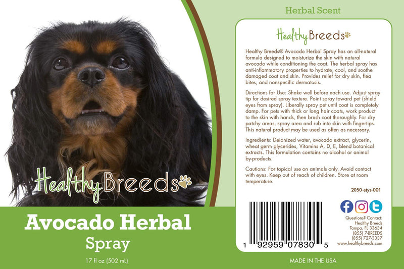 Healthy Breeds English Toy Spaniel Avocado Herbal Spray 17 oz