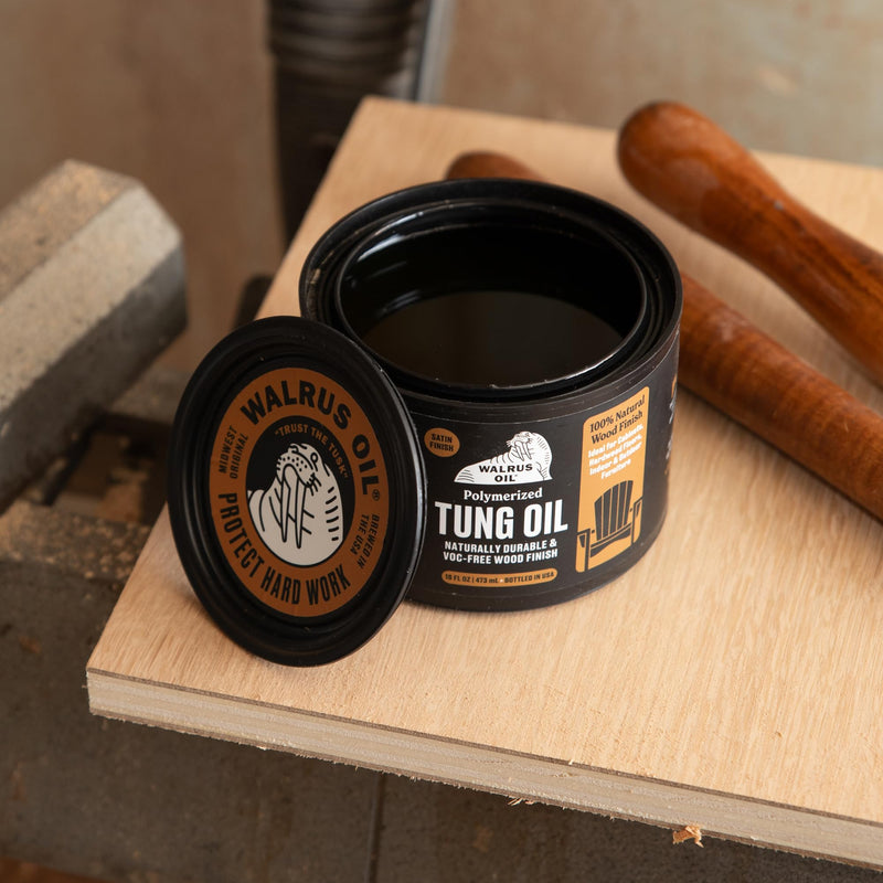 Walrus Oil Polymerized Tung Oil, 16oz Can