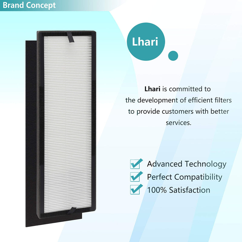 NEA-F1 True HEPA Replacement Filter, Compatible with Eureka NEA120 Air Purifier and Toshiba Air Purifier CAF-W36USW, 2-Pack