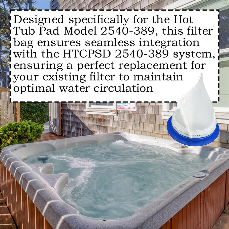 Replacement for Pool Blaster Max Sand and Silt Filter Bag HTCPSD 2540-389 (2 Pack)