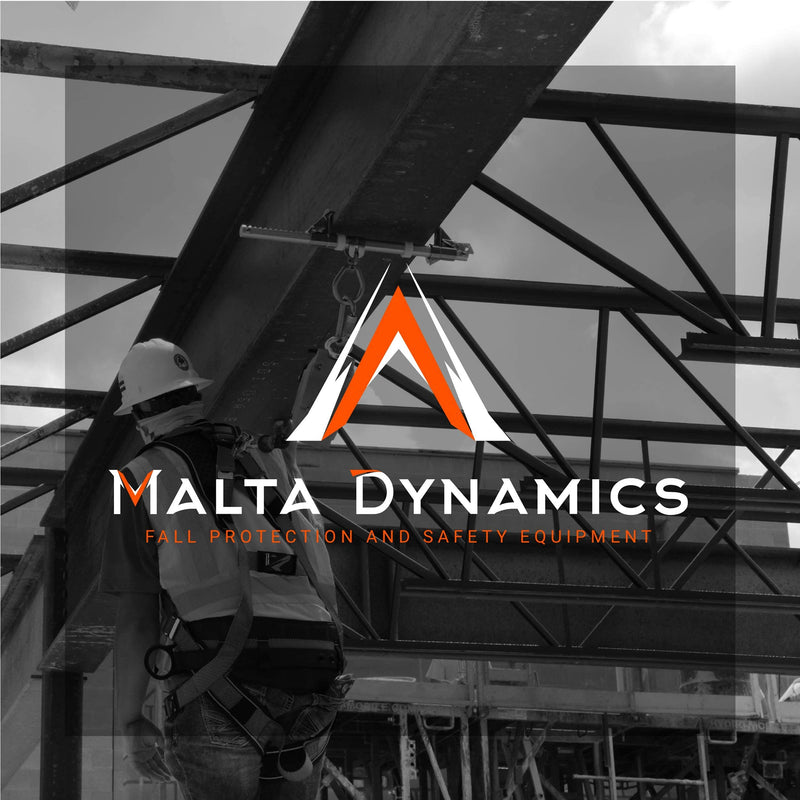 Malta Dynamics Made in US 4 Pt. Suspension Hard Hat, Ratchet Cap Style, Construction Hard Hat for Safety, OSHA/ANSI Compliant White 1