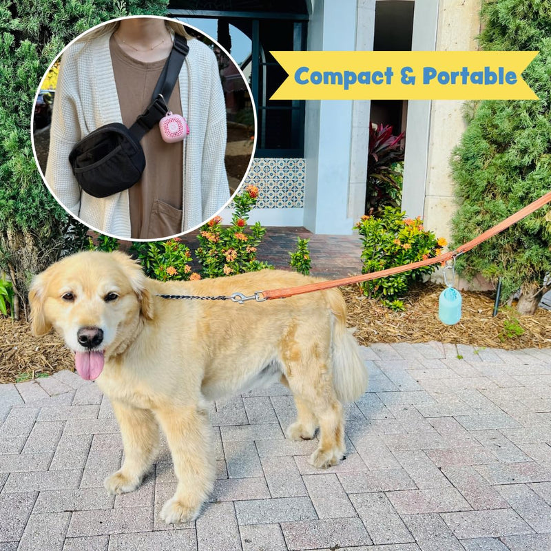 Sweet Paws Portable Dog Paw Towel, Lightweight & Super Absorbent Microfiber, Clips onto Leash, Quick Drying Towel for Dogs Paws with Silicone Case, Dry Dog’s Paws on The Go - Large - Clean Slate Clean Slate (Big) - PawsPlanet Australia