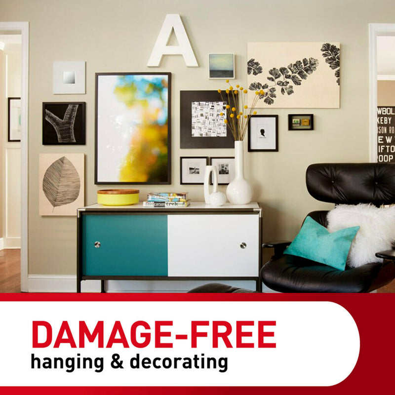 Command 15 lb Large Picture Hanging Strips 14 Pairs (28 Command Strips), Damage Free Hanging Picture Hangers, No Tools Wall Hanging Strips for Home Decor, White Adhesive Strips - NewNest Australia