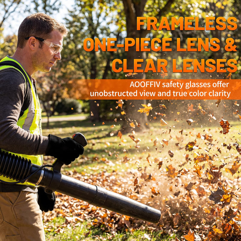 Clear Safety Glasses Bulk of 24,ANSI Z87.1 Impact Resistant Lens Eye Protection for Lab,Construction 24 Clear