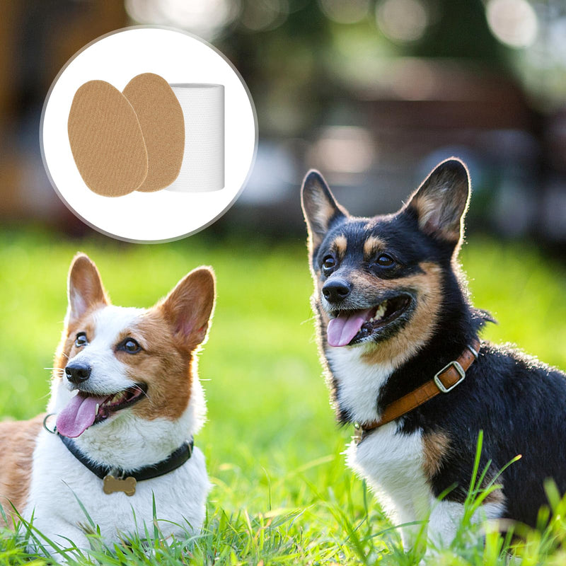 SUPVOX 1 Pair of Dog Ear Support Tools: Stand up Posting Kit with Dog Ear Tape and Stickers - Adjustable Ear Posting Aid for Dog Hearing Protection, Maintaining Upright Ears - PawsPlanet Australia