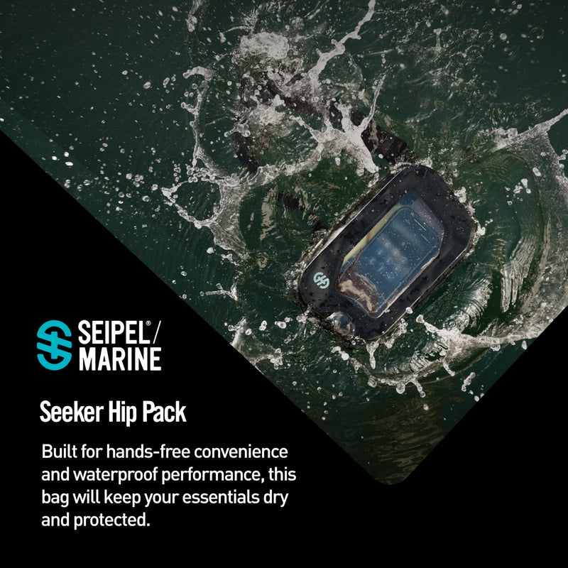 Seeker Collection Dry Hip Pack Waterproof Hip Pack IP67 3L Dry Bag Waist Pouch with Touchscreen Window Adjustable Strap for Boating Kayaking Fishing Travel
