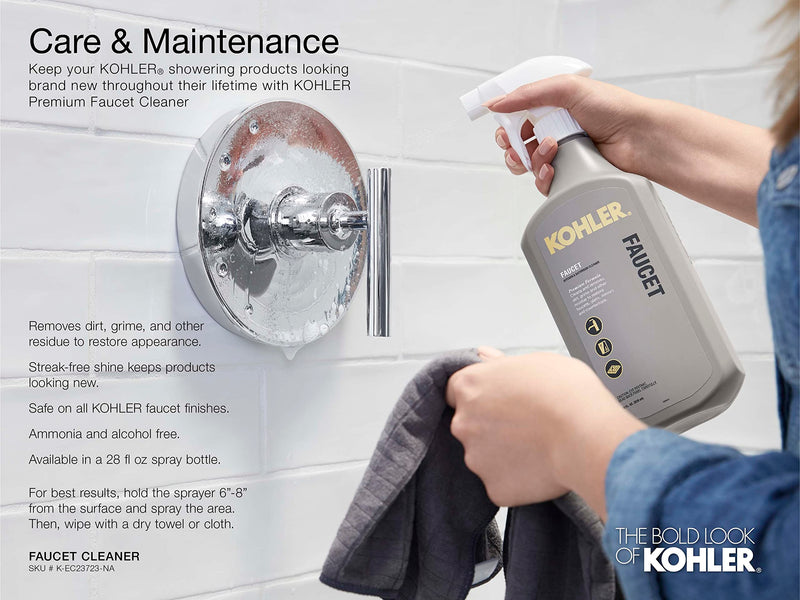 KOHLER 98350-2MB Awaken Wall-Mount Supply Elbow, Use with Handshower and Hose, Corrosion Resistant, Vibrant Brushed Moderne Brass
