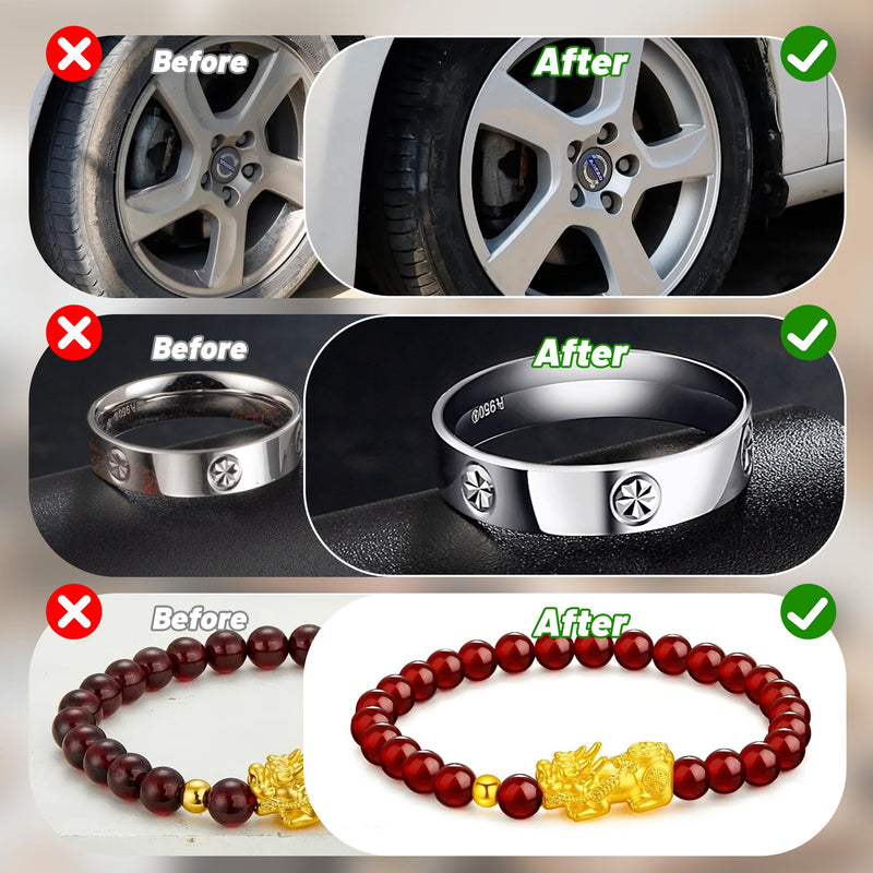 13Pcs Buffing Wheel for Drill, 3 Polishing Compounds, Aluminum Wheel Polishing Kit, Buffing Pad Polishing Tool for Car, Motorcycle, Metal, Stainless Steel, Jewelry, Wood, Ceramic, Glass 16PCS