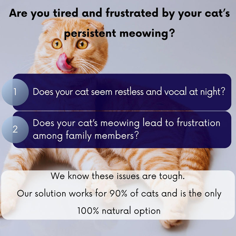 Natural Cat Stop Meowing Collar (Copaiba Scent)