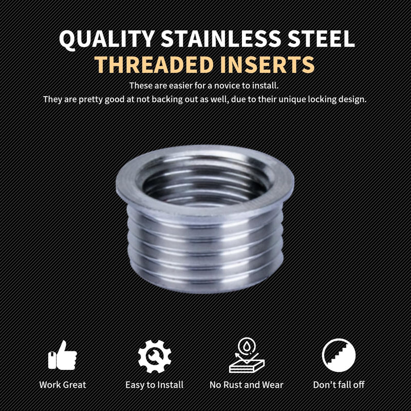 Thread Repair Inserts M14X1.5X 9.4MM Insert Qty 10 Stainless Steel