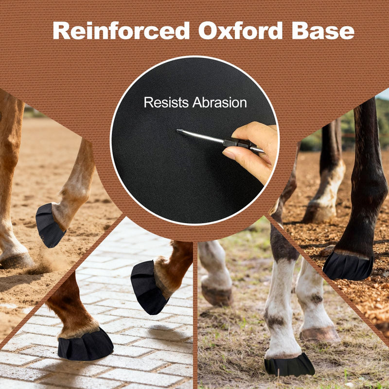 24 Pack Horse Hoof Tape,Strong Sticky Horse Hoof Wraps, Breathable Waterproof Magic Cushion Hoof Packing,Protection for Hoof Hoove (24)