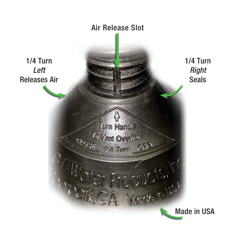 Master Plunger MP1600-TB 1.6 Gallon Low Flush Toilet Plunger with Funnel Nose Design. Tall Bucket included, Black