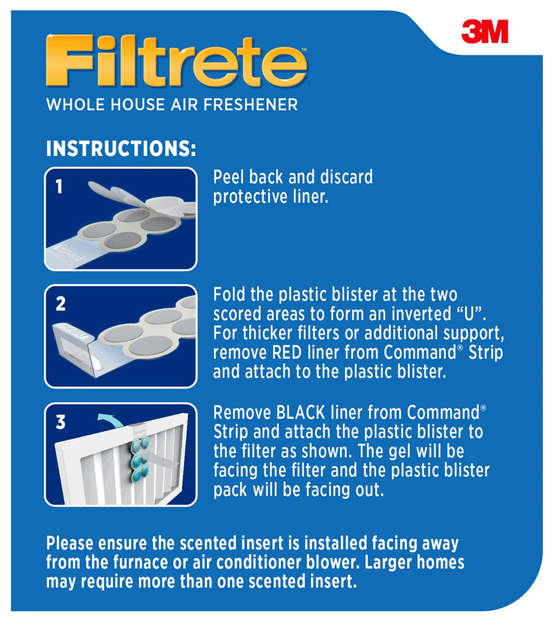 Filtrete Whole House Air Freshener for AC Furnace Air Filter, Cranberry Pomegranate 1 Count (Pack of 1)