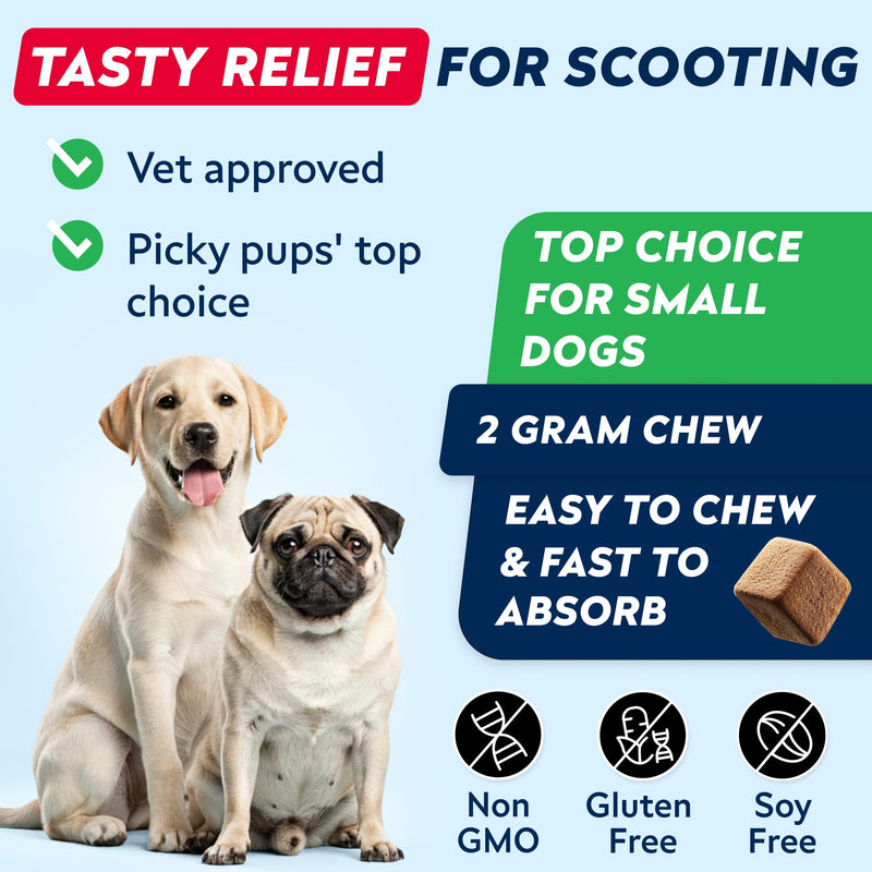 Pumpkin + Anal Gland Support Dogs Bundle - High Fiber Supplement & Digestive Enzymes - Stool Consistency, Scoot Treatment & Gut Health Support - Diarrhea, Constipation & Stomach Relief - Made in USA