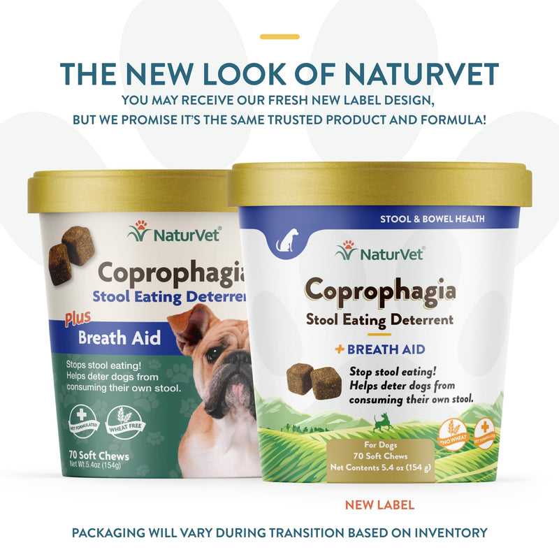 NaturVet – Coprophagia Stool Eating Deterrent Plus Breath Aid – Deters Dogs from Consuming Stool – Enhanced with Breath Freshener, Enzymes & Probiotics – 70 Soft Chews - PawsPlanet Australia