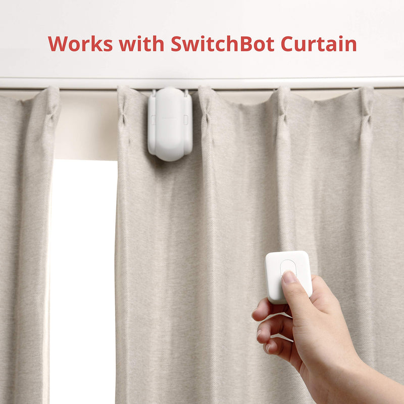 SwitchBot Remote One Touch Button - Compatible with SwitchBot Bot, Curtain Robot, Color Bulb, Plug Mini and Blind Tilt, Smart Home Easy to Control, Bluetooth Long Range 5.0 Gray