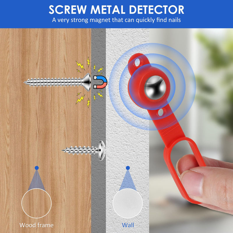 4Pcs Studball Magnetic Stud Finder with 27 Pounds of Pull Magnetic Power for Detected and Located Stud Through 5/8" Drywall, Wood or 3/4" Plywood Paneling, Ceramic Tiling