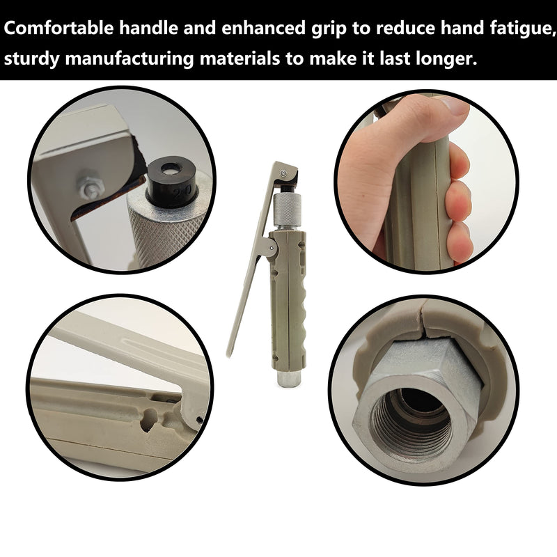 Sand Blaster Gun Contains 4pcs Ceramic Tips Abrasive Blaster Gun Nozzles Remove Paint,Stain,Rust,Grime on Surfaces sandblast gun