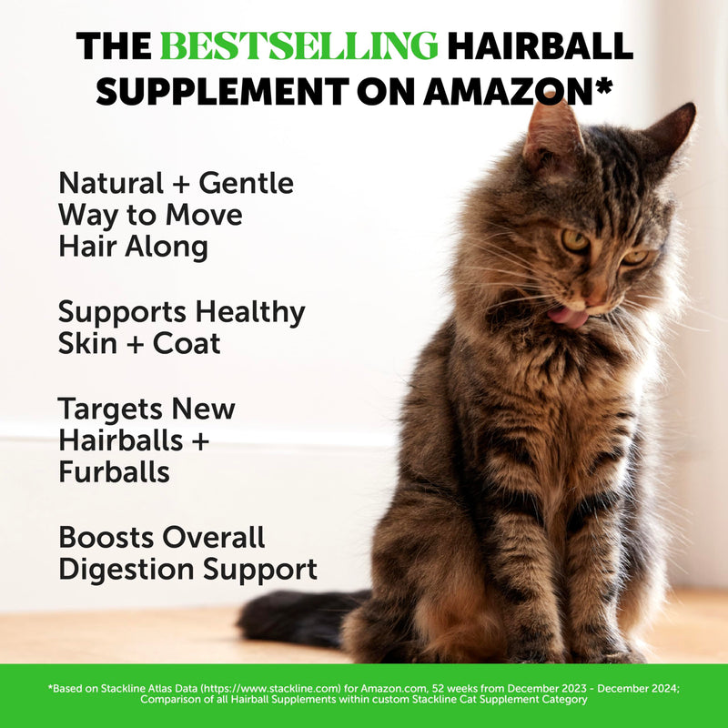Cat Hairball & Multivitamin Support Virtual Bundle – Hairball Chews 90 Day + Multivitamin Chews 30 Day Supply