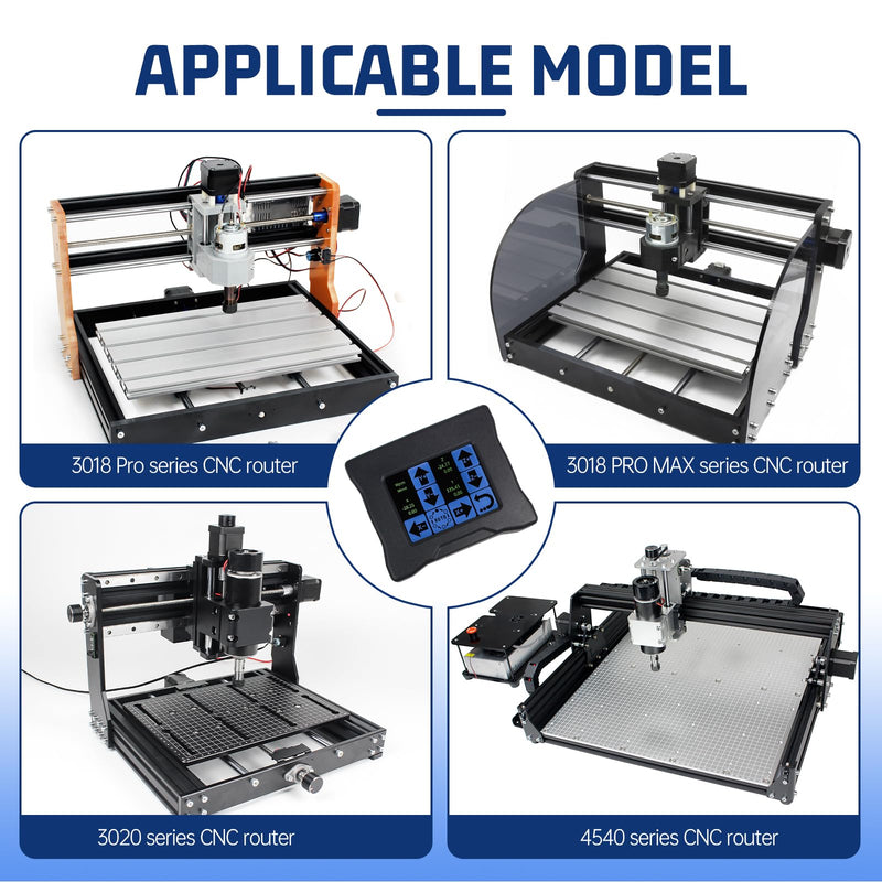 CNCTOPBAOS CNC Router GRBL Offline Controller,2.8" Touchscreen LCD Display Touch Screen Off-line Control Module For 3018-PRO,3018-PRO-MAX,3020 Plus,4540,3 Axis GRBL Milling Engraving Machine